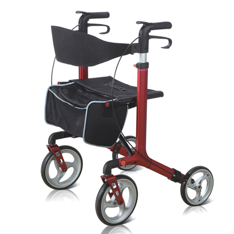wielofunkcyjny wózek spacerowy mobilny pomoc w chodzeniu dla osób starszych chodzących na zewnątrz i wewnątrz