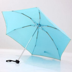 niebieski mini parasol do torby