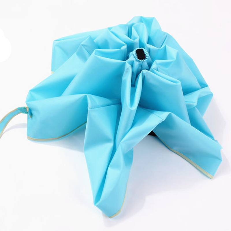 niebieski mini parasol do torby