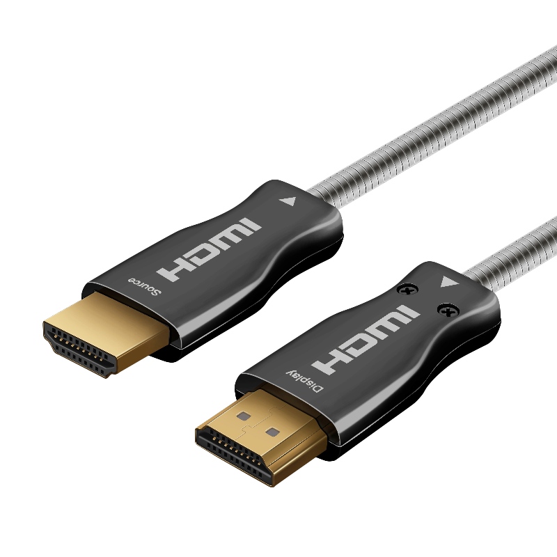 15 m 49 stóp HDMI 2.0 18 Gbps 4K 60 Hz Kabel HDMI do HDMI z pozłacanym kablem światłowodowym