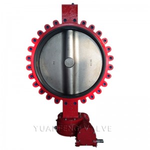 Zawór motylkowy typu Lug