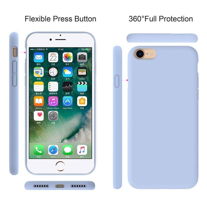 Do telefonu iPhone plus etui na telefon komórkowy Miękki płynny silikon TPU tylna pokrywa etui na telefon komórkowy