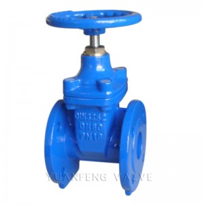 Niewznoszący się trzpień sprężysty z zasuwą