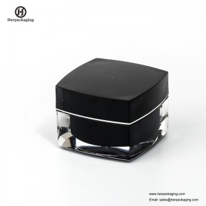 HXL214 Okrągły pusty słoik kosmetyczny Podwójny pojemnik na słoik do pielęgnacji skóry