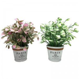 Sztuczny realistyczny soczysty liść drzewa roślina tropikalny biuro ogród wystrój domu