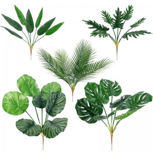 Sztuczna plastikowa roślina trawiasta do domu Wesele Układanie w domu Dekoracja Dekoracja Zielony