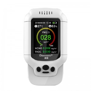 Dienmern DM502 PM2.5 Laserowy detektor jakości powietrza Profesjonalny miernik Dokładne testowanie wyświetlacza LCD PM1.0 PM10 Detekcja powietrza