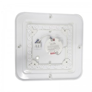 Automatyczne ściemnianie Wykrywanie kwadratu w świetle dziennym w czasie podtrzymania 3 lata gwarancji okrągłego światła sufitowego z czujnikiem mikrofalowym