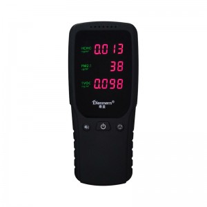 PM2.5 HCHO TVOC Monitor detektora powietrza