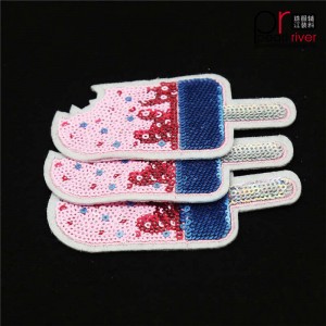 naszywka do lodów z cekinami