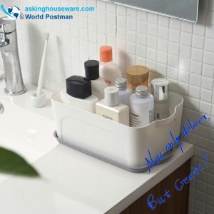 Plastikowe wielofunkcyjne pudełko z pokrywką, przezroczyste pojemniki do przechowywania 5 w 1