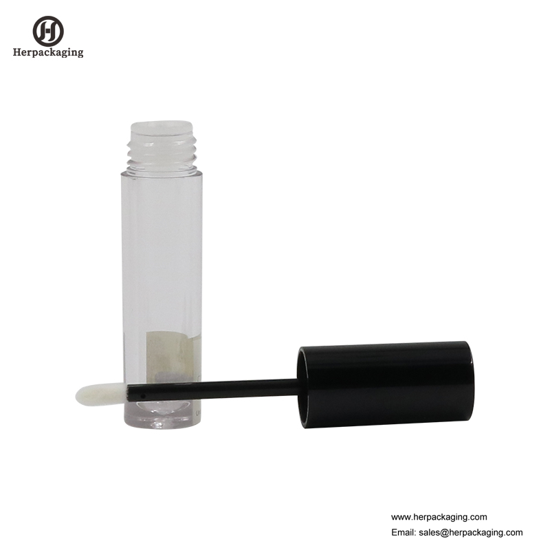 HCL301 Clear Plastic Puste tubki z połyskiem do kolorowych kosmetyków z aplikatorami flokowanymi
