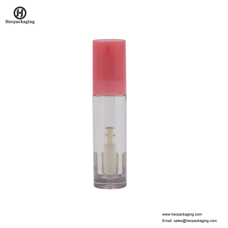 HCL306 Przezroczyste puste tubki z połyskiem do kolorowych kosmetyków z flokowanymi aplikatorami
