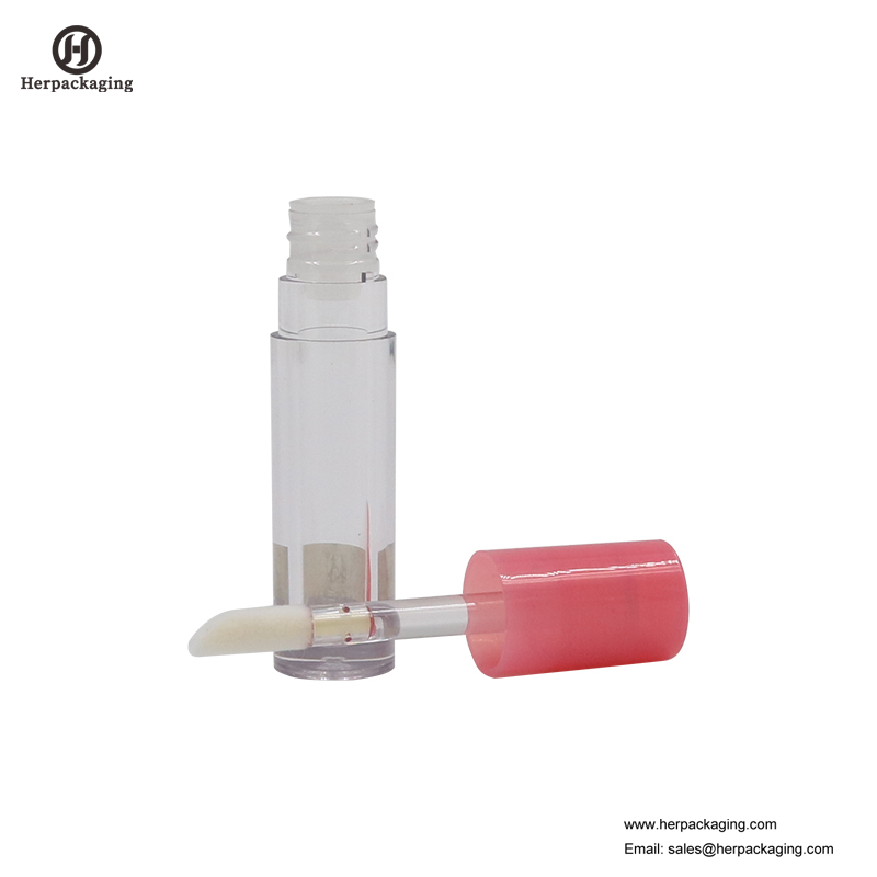 HCL306 Przezroczyste puste tubki z połyskiem do kolorowych kosmetyków z flokowanymi aplikatorami