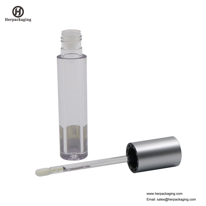 HCL309 Przezroczyste tubki Puste tubki z połyskiem do kolorowych kosmetyków z flokowanymi aplikatorami do ust