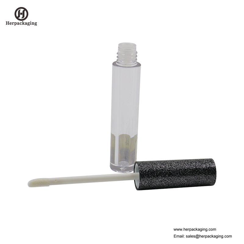 HCL311 Przezroczyste tubki Puste tubki z połyskiem do kolorowych kosmetyków z flokowanymi aplikatorami do ust