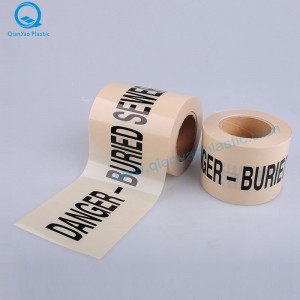 NIEWIDOCZNA Taśma ostrzegawcza SEWER; TAŚMA OSTRZEGAWCZA NIEODKRYWALNA; NIEWYKRYWANA Taśma ostrzegawcza z odzyskanej wody