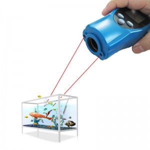 Dokładny pomiar małego ręcznego termometru na podczerwień