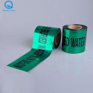 Australia zakopana taśma ostrzegawcza z wykrywalną wodą; Wykrywalna taśma ostrzegawcza GAS; ODZYSKANA WODA Wysuwana taśma ostrzegawcza