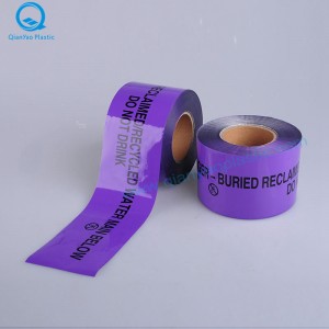 Australia zakopana taśma ostrzegawcza z wykrywalną wodą; Wykrywalna taśma ostrzegawcza GAS; ODZYSKANA WODA Wysuwana taśma ostrzegawcza