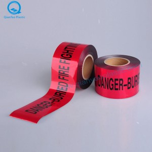 Australijska folia aluminiowa zakopana podziemna taśma ostrzegawcza STORMWATER; SEWER Podziemna taśma ostrzegawcza; Gaszenie pożaru Podziemna taśma ostrzegawcza