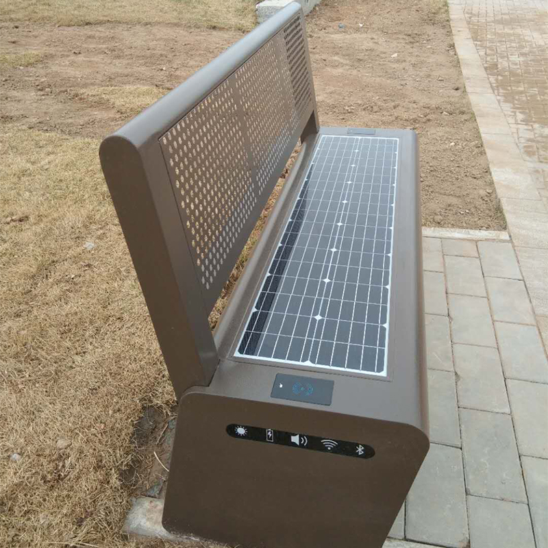 Publiczne siedziska Solar Park Bench z bezprzewodowym ładowaniem