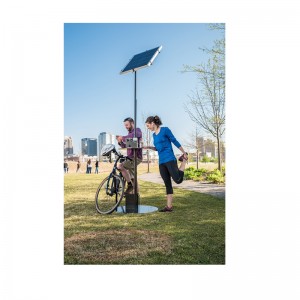 Stacja ładowania słonecznego telefonu komórkowego Stacja ładująca do użytku na zewnątrz