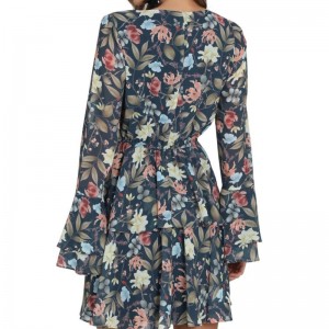 Dzwonkowa sukienka dla kobiet z modną mini sukienką