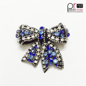 Najnowsza naszywka Beauty bowknot Rhinestone Patch Kryształowy motyl