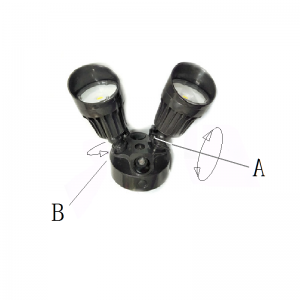 Oświetlenie zewnętrzne LED Czujnik ruchu z czujnikiem ruchu