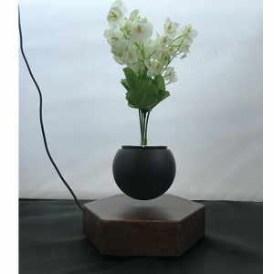 drewniana magnetyczna lewitująca pływająca donica powietrzna bonsai PA-0720