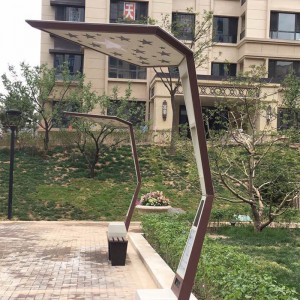 Ładowarka mobilna Ourdoor Advertising Pole Solar Seat Park Bench