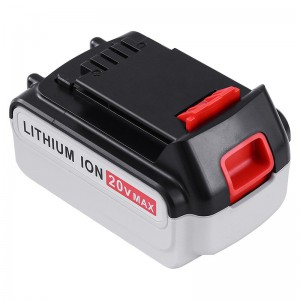 Akumulatory litowo-jonowe 20 V 4000 mAh do Black \u0026 Decker LB20, LBX20, LBX4020, LB2X4020 Narzędzia akumulatorowe