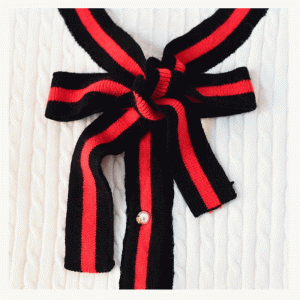 Damski sweter zimowy w paski z hurtowym kardigan w paski