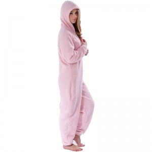 Komplety piżamy dla dorosłych Onesie Pink