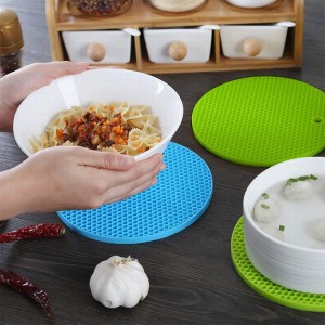 modne klepki Trwałe gumowe podkładki pod napoje z silikonowymi podstawkami