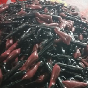 Akcesoria imprezowe Hurtowa dmuchana dmuchawa Tommy Gun 80cm Świetna zabawa na imprezę lub akcesoria do fantazyjnych strojów