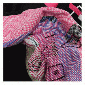 Wielobarwny geometryczny żakardowy damski fantazyjny sweter 2018