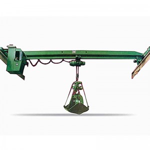 Suwnica z pojedynczym dźwigarem i chwytakiem