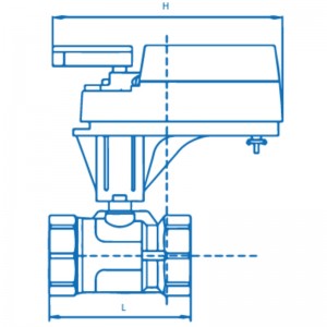 Elektryczny zawór kulowy z serii VF1 ...