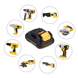 Akumulator litowo-jonowy 12V 2000 mAh do akumulatorów Dewalt DCB120, DCB121