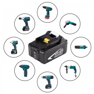 Zapasowe akumulatory litowo-jonowe 18 V 6000 mAh do wiertarek Makita BL1845, BL1850, 194205-3