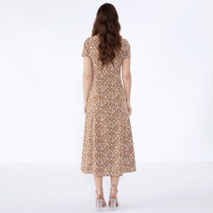 Afrykańskie wzory Kitenge Vestidos De Fiesta Kobiety Lady Eleganckie sukienki na co dzień JCGJ190315074