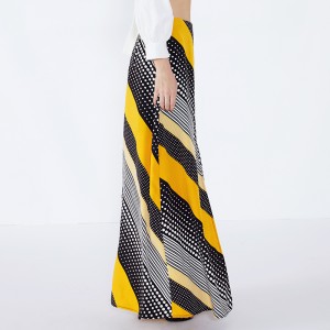 Wave Point Frędzle Indyjska designerska długa spódnica z szyfonu Lehenga Fashion Maxi