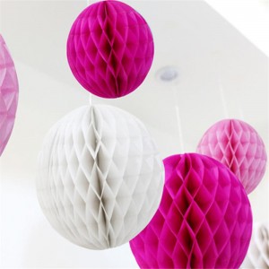 Zestawy do dekoracji imprez, w tym okrągły kwiat bibuły Pom Flower, kolorowy rzeźbiony na urodziny