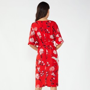 Najnowsze wzory Damska letnia dzianinowa sukienka damska na zamówienie