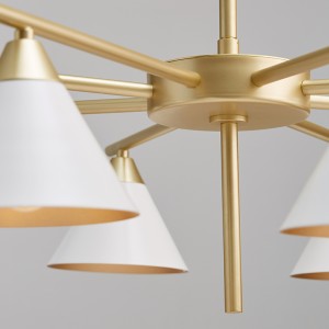 Nowy nowoczesny metalowy luksusowy hotel żyrandol domowy Km2133