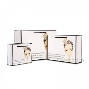 Niestandardowe logo drukowane z uchwytami Hurtowa papierowa torba