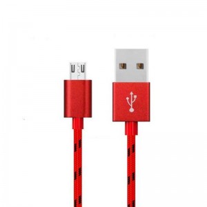 Kabel danych w oplocie nylonowym z micro na usb
