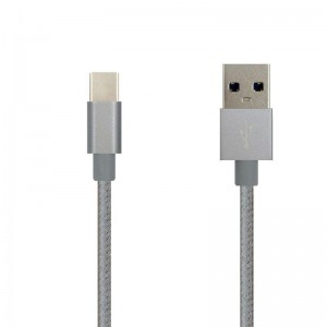 Kabel transmisyjny w kolorze nylonu z czystego koloru typu C.